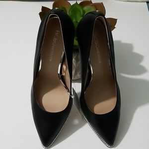 New BCBG Black Heels Pump With Silver Details